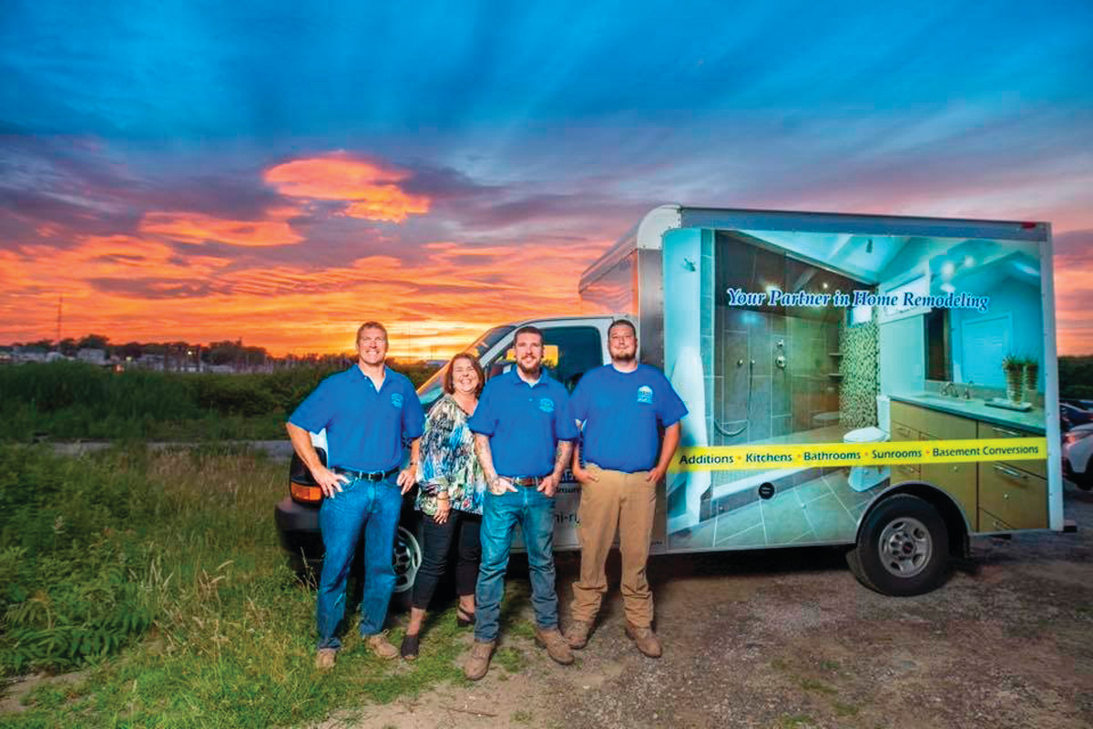 Meet the team of professionals at McCormick Home Improvement, LLC., led by owners Chris and Kristen McCormick of Warwick and including their son Garrett and fellow carpenter Kevin Desjarlais. Call them today at 401-463-7674 for your free design consultation.